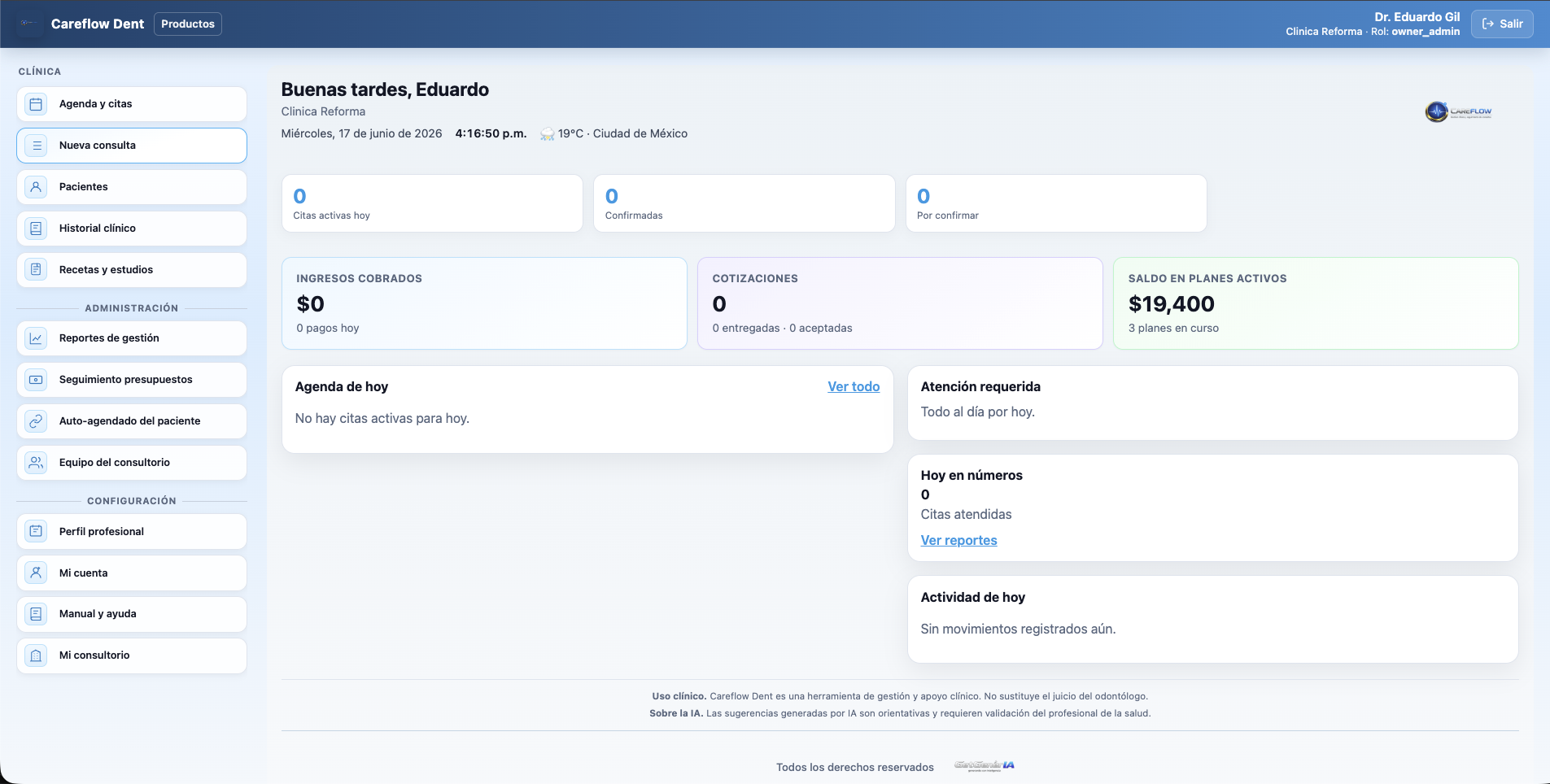 Careflow — gestión de pacientes